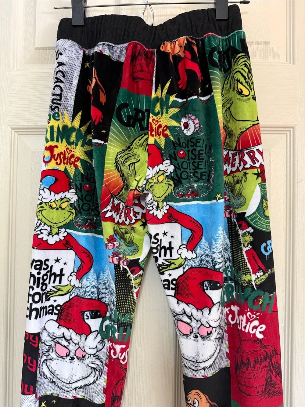 Justice The Grinch Multi-Color Kids Pajama Bottoms